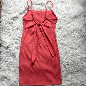 Coral colored dress from forever 21